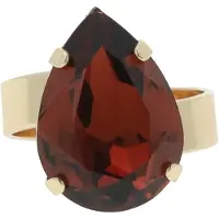 Otazu Classic Drop Ring Burgundy Größe: OS | Ringe Outlet | Damen | Braun