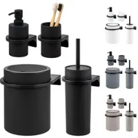 Bremermann Bad-Accessoires Set SAVONA 4tlg. rund | Gr.: onesize
