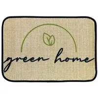 WohnDirect Fußmatte ECO-SISAL 1 in Flaschengrün | Gr.: 40 x 60 cm