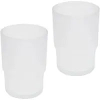 Bremermann Glasbecher 2er Set PIAZZA & LUCENTE ca. 6,5 x 9,5 x 6,5 (B/H/T) | Gr.: onesize