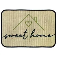 WohnDirect Fußmatte ECO-SISAL 1 in Lindgrün | Gr.: 45 x 75 cm