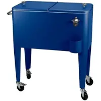 BEACHTREKKER Kailua Cooler - Kühlbox, Kühlwagen, Getränkekühler, Blau | Gr.: onesize