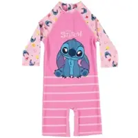Lilo & Stitch Schwimmanzug UV-Schutz 50 Overall Badeanzug Einteiler in pink | Gr.: 122/128