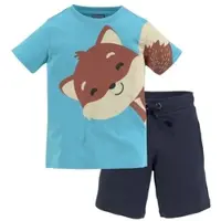 Kidsworld Shirt & Shorts in türkis/marine | Gr.: 92/98