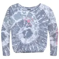 Kidsworld Fledermausshirt "Batik-Optik Shirt" Langarm, mit Gummizug am Saum, stylischer Aufdruck