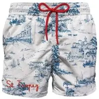MC2 SAINT BARTH Jean Printed BOY Swim Short st tropez toile 01 emb (01666H) 8 yrs