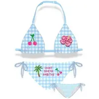 MC2 SAINT BARTH Holly Classic Triangle Bikini sb habitue vichy 31 emb (03082L) 6 yrs