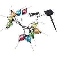 Hi LED Solarleuchte, Lichterkette, Ballons, IP44, L 380 cm