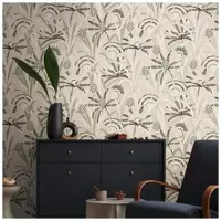 A.S. Création Vliestapete "French Affair florale Tapete Mustertapete Blätter Blattmuster" leicht glänzend strukturiert Vliestapete Blatt-Motiv für Schlafzimmer Küche Wohnzimmer Floral Flur