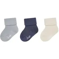 Sterntaler Baby Socken 3er-Pack uni in lichtgrau | Gr.: 18