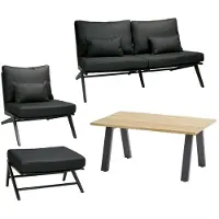 4Seasons Stern/Jackie/Odea Gartenlounge-Set 5-teilig