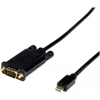 Value Kabel Mini DisplayPort-VGA, Mini DP ST - VGA ST, schwarz, 2 m
