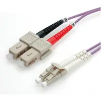 Roline LWL-Kabel 50/125µm OM4, LC/SC, violett, 0,5 m
