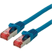 Roline Patchkabel Cat.6 S/FTP (PiMF), Component Level, LSOH, blau, 5 m