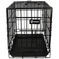 Ozami - Wire transport cage 47,5x31,5x39cm - Black