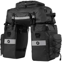 OEM Große Reisetaschen - Scheurvast - 75L - PVC - Schwarz - Regenabdeckung - Mehrfachnutzbar