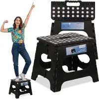 OEM Kinderstapkruk - Anti-slip Treden - 30 cm Höhe - Schwarz
