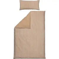 Erwin Müller Perkal Wendebettwäsche in beige-sand | Gr.: 155x200 cm (40x80 cm)