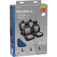 Lampa Procida Sitzschonbezug Vorne und Hinten Polyester Schwarz Blau Sitzbezug