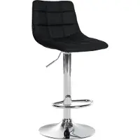 CLP Barhocker Jerry Kunstleder höhenverstellbar und 360 drehbar creme Gestell Farbe chrom