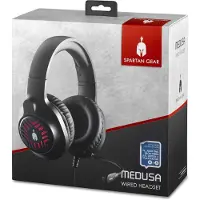 Spartan Gear Medusa Wired Gaming Headset (Compatible with PC,PS4,PS5,XboxOne,Xbox Series X/S,Switch)