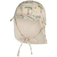 Sterntaler Schirmmütze mit Nackenschutz Safari in beige | Gr.: 47 cm