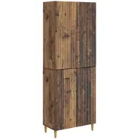 Syfax Schrankset 2 pcs Altholz 66 x 34,5 x 90 cm Holzwerkstoff