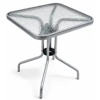 AGA Gartentisch MR6171-Grau 60x60x70 cm