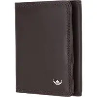 Golden Head Leder Kartenetui Polo RFID Protect Minischeintasche 1012 Dunkelbraun