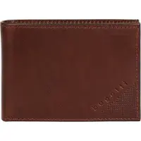 Bugatti Geldbörse "NOBILE", Herren, cognac, Leder, leicht glänzend, unifarben, Kleinlederwaren Geldbörse, echt Leder