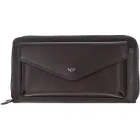 Golden Head Leder Geldbörse Polo RFID Protect RV-Damenbörse 2830 Dunkelbraun