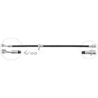 A.B.S. Bremsschlauch 476 mm INN M10x1.0 BANJO 10.0 mm . für u.a. HONDA CR-Z