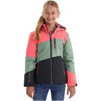 Killtec Outdoorjacke "Lynge GRLS JCKT B" Wasserdichte Winterjacke mit Kapuze, Fleece, verstellbaren Ärmeln