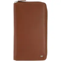Golden Head Leder Ausweisetui Polo RFID Protect RV-Reise Brieftasche 4487 Cognac braun