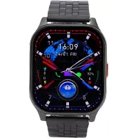 Kkmoon Smartwatch für Damen und Herren, 2,04-Zoll-Display, wasserdicht nach IP68, Bluetooth-Telefonie, Fitness-Tracker, verschiedene Sportmodi, Benachrichtigungen