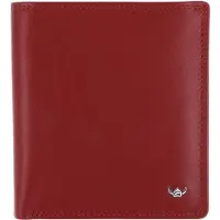 Golden Head Leder Kartenetui Polo RFID Protect Kombischeintasche ohne Münzfach 1255 Rot dunkelrot