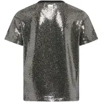 Bruno Banani T-Shirt "festliches Glitzershirt in Paillettenoptik, für Mädchen" Für TEENS, Shirt aus glitzernden Material