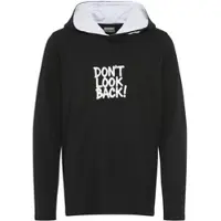 Kidsworld Kapuzenshirt "Kapuzenshirt mit Spruch: DONT LOOK BACK" Langarm, bedruckt, aus Baumwolle und Polyester