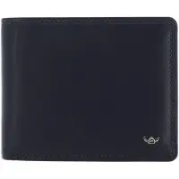 Golden Head Leder Geldbörse Polo RFID Protect Scheintasche 1427 Marineblau dunkelblau
