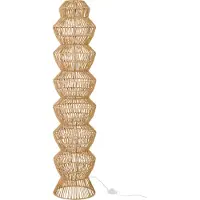 J-Line Stehlampe Seil Metall Naturell