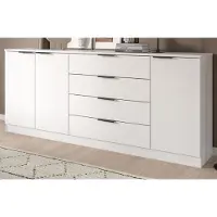 Inn.Furn Sideboard "Swan" in weiß Kommode 185 x 80 cm