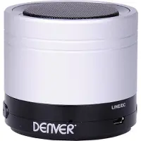 Denver , Bluetooth Speaker, BTS-20, Bluetooth Speaker, Aux-In, silber
