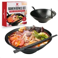 Dayshake Nudelschüssel-Set – 2 Sets – Nudeln Ramen-Geschirr – Nudelschüssel – Japanische Ramen-Schüssel