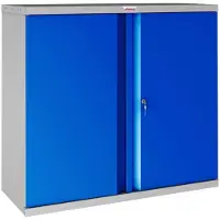 Phoenix SC1010GBK 2-türiger Stationärschrank Schlüsselschloss Blau