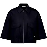Betty & Co Casual-Jacke mit Kragen in Schwarz | Gr.: 42
