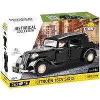 COBI 2267, Oldtimer-Modell, 1:35, Citroen 15CV SIX D, Unisex, 262 Stück(e), Schwarz