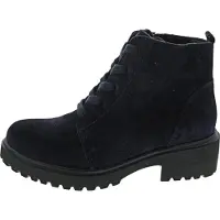 Waldlaufer Schnürstiefel Kaltfutter in blau, Gr. 5.5
