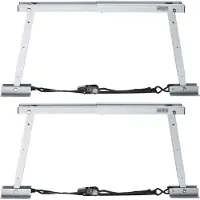 StarTech.com Stabilisator für Wohnmobil & Anhänger - Stoßstangenstütze 2er-Set - Höhenverstellbar 30,5–71,1 cm - Faltbar - Reduziert Wackeln - Für Wohnmobile, Anhänger, Sattelauflieger