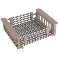 Faizee Home [Granitspüle 100x50 +Spülkorb mit Armatur]Hochwertige Eckige Einbaugranitspüle Granit Spülbecken f.Unterschränke ab 45 cm inkl.Siphon Set, Farbe:Beige
