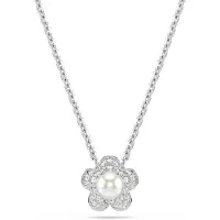 Swarovski Halskette Flower 5755817 Silberfarben